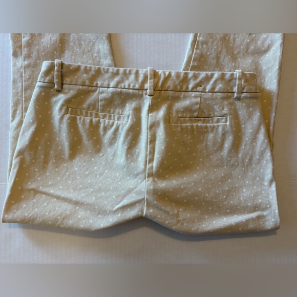 Tommy Hilfiger tan white polka dots pants size 6 - Picture 5 of 8
